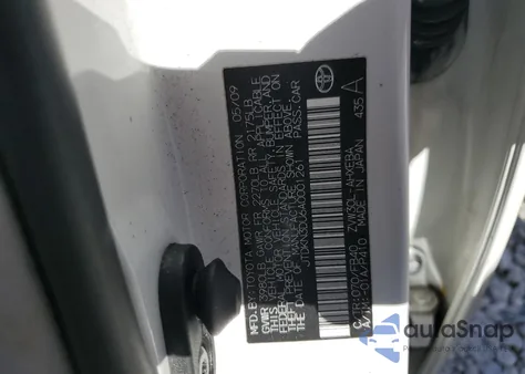 2010 Toyota Prius from USA, damaged, VIN JTDKN3DU6A0001261